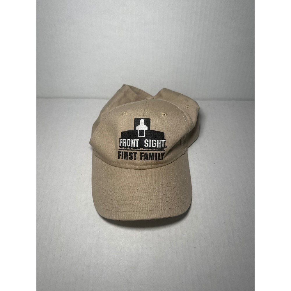 Otto Front Sight First Family Baseball Cap Tan Khaki Adjustable Hat 18-536